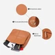 Сумка кросс боди через плечо женская из натуральная кожи Vintage leather-22975 Рыжяя - изображение 6
