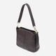 Сумка кросс боди через плечо женская из натуральная кожи Vintage leather-22979 Темно-коричневая - изображение 4