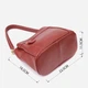 Сумка кросс боди через плечо женская из натуральная кожи Vintage leather-22981 Красная - изображение 4