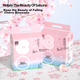 COCOYO Подушка для сечі Spring Cherry Blossom для дресирування собак, подушечка для контролю запаху для маленьких собак та котів, розмір S, потовщена, 33 см * 45 см / 80 штук - зображення 4