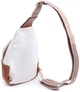 Жіноча сумка крос-боді з екошкіри через плече вертикальна компактна з регульованим ременем, біла 69817 - зображення 2