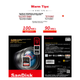 Карта памяти SanDisk SD 32 ГБ, 4K V30 U3 C10, карта памяти для фотоаппарата, скорость чтения 100 МБ/с, скорость записи 90 МБ/с, карта памяти для беззеркальных/цифровых зеркальных камер. - зображення 8