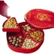 Коробка для конфет Shuke Good Things Happen с отделениями, поднос для сухофруктов, коробка для хранения орехов, подарок на китайский Новый год, закуски, новоселье. - изображение 1