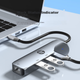 Універсальний адаптер USB 3.0-портового розширення HP Type-C для док-станції Gigabit Ethernet, конвертер-хаб USB 3.0 для Apple MacBook, Huawei, Lenovo, ноутбуків та смартфонів - зображення 10