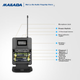 Беспроводной мини-микрофон Mailada WM8 Upgraded Mini Bee, крепление на камеру, микрофон для аудиозаписи, запись интервью на цифровую зеркальную камеру, микрофон для прямой трансляции на мобильный телефон, работает от батареек. - изображение 6