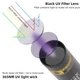 Ультрафиолетовый фонарик AloneFire SV57 365nm с чёрным фильтром, зарядкой Type-C и Аккумулятором - изображение 2