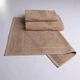 Набор банных махровых полотенец с Бордюром 3шт GM Textile 50х70см, 50х90см, 70х140см (Капучино) - изображение 1