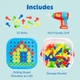 Портативна Будівельна Іграшка Learning Resources Design & Drill Bolt-It Відро 56 ел. - зображення 3