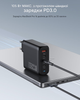 Зарядний пристрій USB C з 4 портами PD 3.0 GaN 138 Вт - Б/У - изображение 3