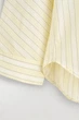 Жіноча сорочка COS Pleated Striped Cotton Shirt Yellow / Striped 38 (1338676001) - зображення 8