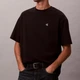 Мужская футболка Calvin Klein Monogram Logo Relaxed Crewneck T-Shirt 40HM229-002 S черная (13240010) - изображение 5
