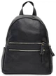 Женский кожаный рюкзак Borsa Leather из натуральной кожи черный городской для работы, прогулок и повседневного использования 70151 - изображение 1