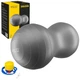 Мяч для фитнеса (арахис) 4FIZJO Air Ball Peanut 45 x 90 см Anti-Burst Grey (P-5905973407175) - изображение 1