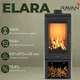 Чугунная дровяная печь-камин Ravan Elara 10 кВт - изображение 5