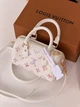 Жіноча сумка Louis Vuitton Nano Speedy Aquarelle Premium білий - зображення 1