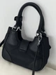 Женская сумка Сумка Prada Moon Re-Nylon mini bag 490211 черная - изображение 5