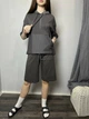 Жіночі спортивні шорти-бермуди Human Modna KAZKA MKSH2439-2 - 46/48, Сірий - зображення 1