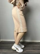 Женские спортивные шорты-бермуды Human Modna KAZKA MKSH2439-2 - 46/48, Бежевий - изображение 2