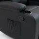 Крісло реклайнер SOFA SOF01 Чорне екошкіра – розкладне крісло для домашнього кінотеатру - зображення 9