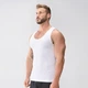 Чоловіча компресійна майка TaudFit із ефектом утяжки, біла, розмір L-XL - зображення 2