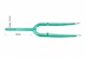 Вилка для велосипеда 26" резьбовая 1" (25,4 мм), шток 240 мм, под V-brake, зеленая PRC - изображение 3