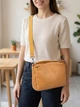 Сумка кросс-боди через плечо женская из натуральной кожи средняя Vintage leather-23008 Рыжая - изображение 2
