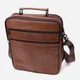 Сумка планшет через плечо мужская из натуральная кожи Vintage leather-23025 Светло-коричневая - изображение 3