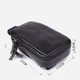 Сумка слинг через плечо мужская из натуральная кожи Vintage leather-22955 Черная - изображение 5