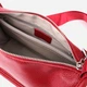 Сумка кросс боди через плечо женская из натуральная кожи Vintage leather-23000 Красная - изображение 9