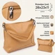 Сумка шоппер женская из натуральная кожи Vintage leather-23015 Светло-коричневая - изображение 16
