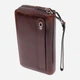 Кошелек мужской кожаный для карточек Vintage leather-23064 Коричневый - изображение 3