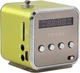 Мини колонка TD V26 MP3-плеер, TF/USB, FM-радио, дисплей, 600 мАч, зеленая - изображение 3