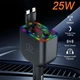 FM-модулятор WUW C237 25W Bluetooth с LED-дисплеем черный - изображение 8