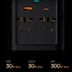 Автомобільний інвертор Baseus IGBT Power Inverter 300W 110V USB-C чорний - зображення 12