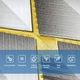 3D панель самоклеюча Sticker Wall SW-00001986 675х675х6 мм геометрія сіра - изображение 9
