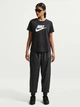 Футболка бавовняна жіноча Nike W Nsw Club Ss Tee DX7906-010 XS Чорна з принтом (0196154000413) - зображення 3