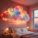 Світлодіодний 3D нічник Хмара з USB декоративний світильник RGB з м'яким світінням та повітряною текстурою LED-стрічка 200 см - зображення 9