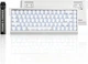 Геймерська магнітна клавіатура MCHOSE Ace 68 V2 Super Racing Edition Matte White Магнітні світчі, 8000Hz/s., Switch 0.005mm. Rapid Trigger, RGB підсвітка - зображення 1