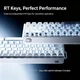 Геймерська магнітна клавіатура MCHOSE Ace 68 V2 Super Racing Edition Matte White Магнітні світчі, 8000Hz/s., Switch 0.005mm. Rapid Trigger, RGB підсвітка - зображення 3