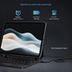 Чохол-клавіатура OMOTON Bluetooth з магнітним корпусом для iPad Pro 11 дюймів (M5/M4 2025/2024) - зображення 5