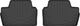 Килимки Weathertech Black для BMW 2-series (F44) 2020-2024 / (G42) 2021→ / M2 (G87) 2023→ (задній привід)(2 ряд) (WT 4417112) - изображение 1