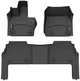 Килимки WeatherTech Black для Land Rover Range Rover (mkV)(long)(7 місць)(1-2 ряд) 2021→ (WT 4417531-4417532) - зображення 1