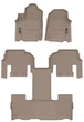 Килимки Weathertech Beige для Jeep Wagoneer (WS) 2021→ (2 ряд - 2 місця)(1-2-3 ряд) 2021→ (WT 4517041-4517044) - изображение 1