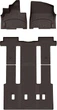 Килимки Weathertech Choco для Kia Carnival (mkIV) 2020→ (не гібрид)(2 ряд - 2 місця)(1-2-3 ряд) (WT 4716721-4716723) - изображение 1