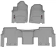 Килимки Weathertech Grey для Jeep Wagoneer (WS) 2021→ / Grand Wagoneer (WS) 2021→ (2 ряд - 3 місця)(1-2 ряд) (WT 4617041-4617045) - изображение 1