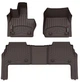 Килимки Weathertech Choco для Land Rover Range Rover (mkV)(long) 2021→ (7 місць) (WT 4717531-4717532) - изображение 1