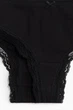 Набор трусиков H&M бразилиана XS 5 шт pink white black разноцветный 0242 - изображение 5