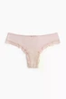 Набор трусиков H&M бразилиана XS 5 шт pink white black разноцветный 0242 - изображение 6