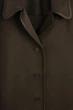 Жіноча сорочка COS Contrast-Piped Satin Shirt Brown 36 (1342037003) - зображення 8