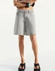 Жіночі шорти бермуди Bershka Baggy denim Bermuda shorts Grey 34 (0941/220/811) - изображение 3